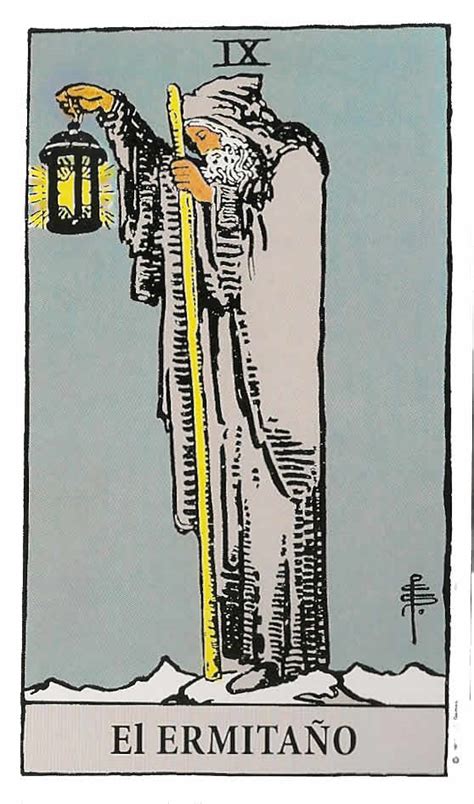 Carta Del Tarot El Ermitaño