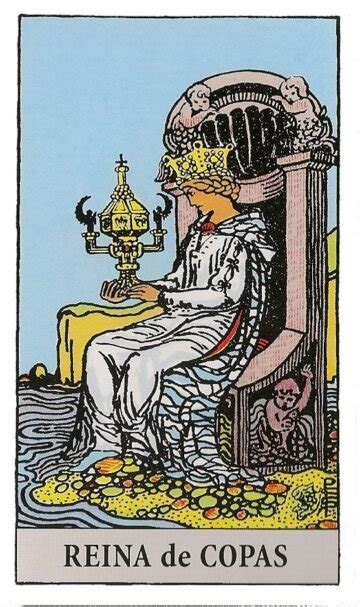 Carta Del Tarot Reina de Copas