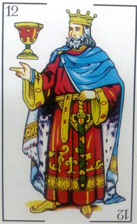 Carta Del Tarot Rey de Copas