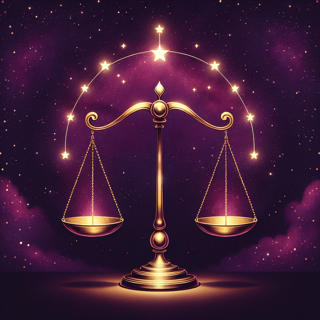 Debujo de Libra, horoscopo semanal